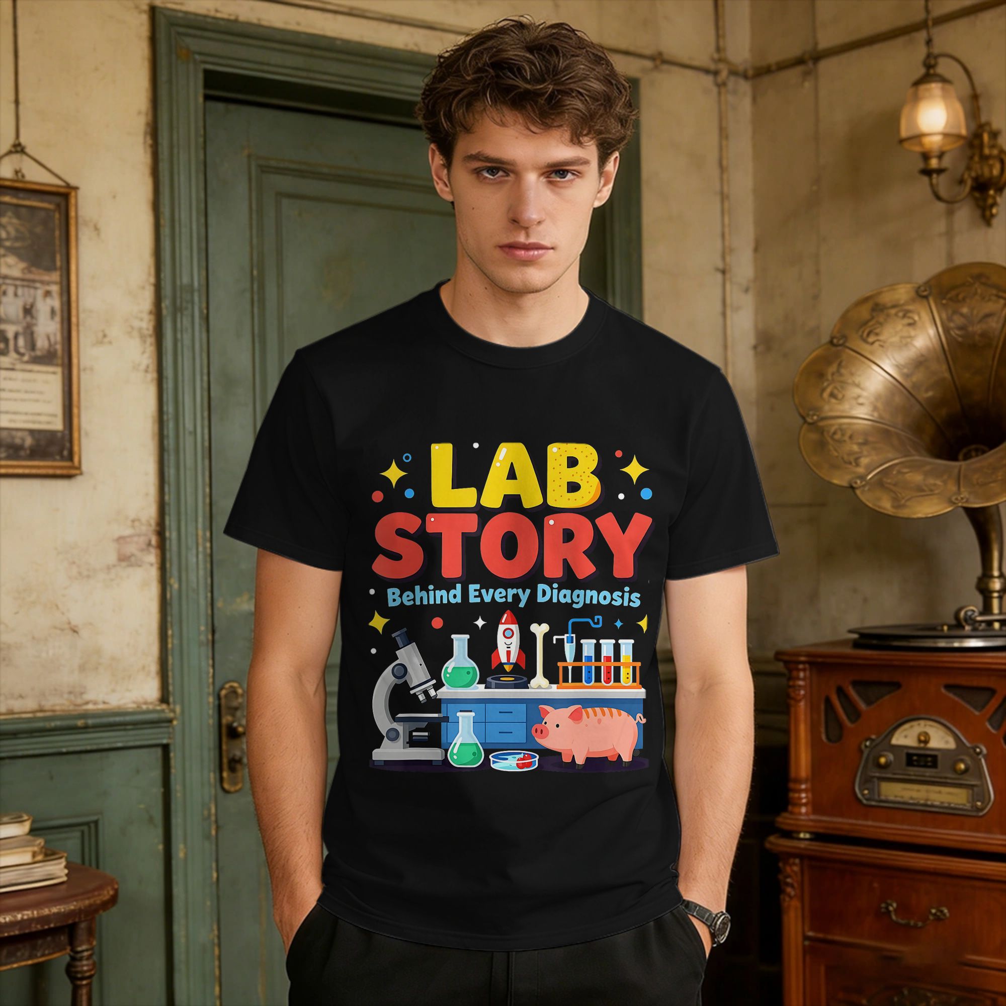 Medical Lab Technician - Camisetas para hombre de Medical Laboratory