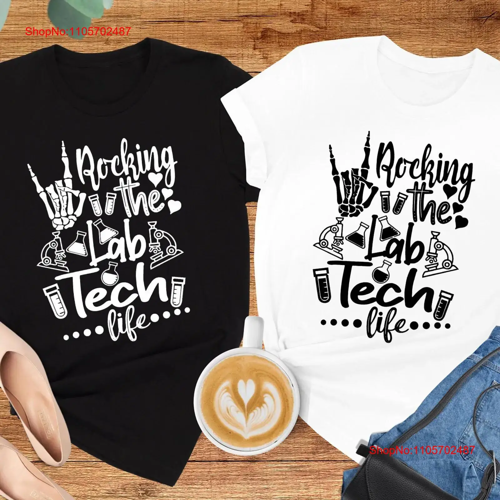 Medical Lab Graphics - Camiseta Rocking The Lab Tech Life