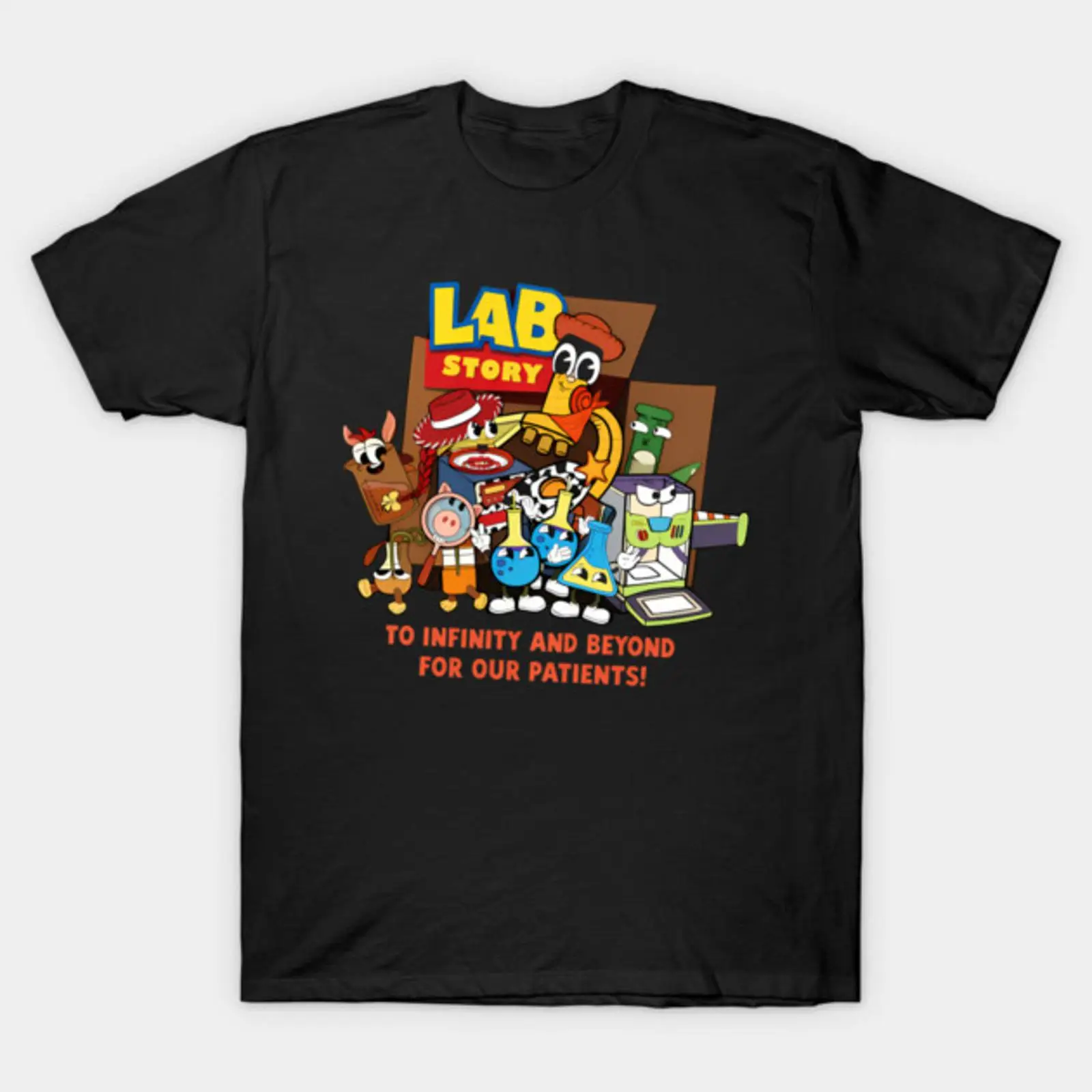 Medical Lab Graphics - Camiseta del equipo de técnicos de