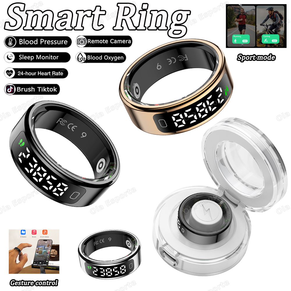 Blood Pressure Monitor - Nuevo Anillo Inteligente 2026 con Pantalla,