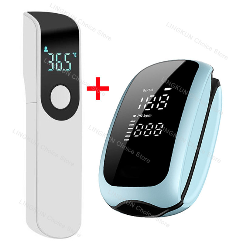 Digital Thermometer Infrared - Oxímetro recargable, termómetro infrarrojo para fiebre,