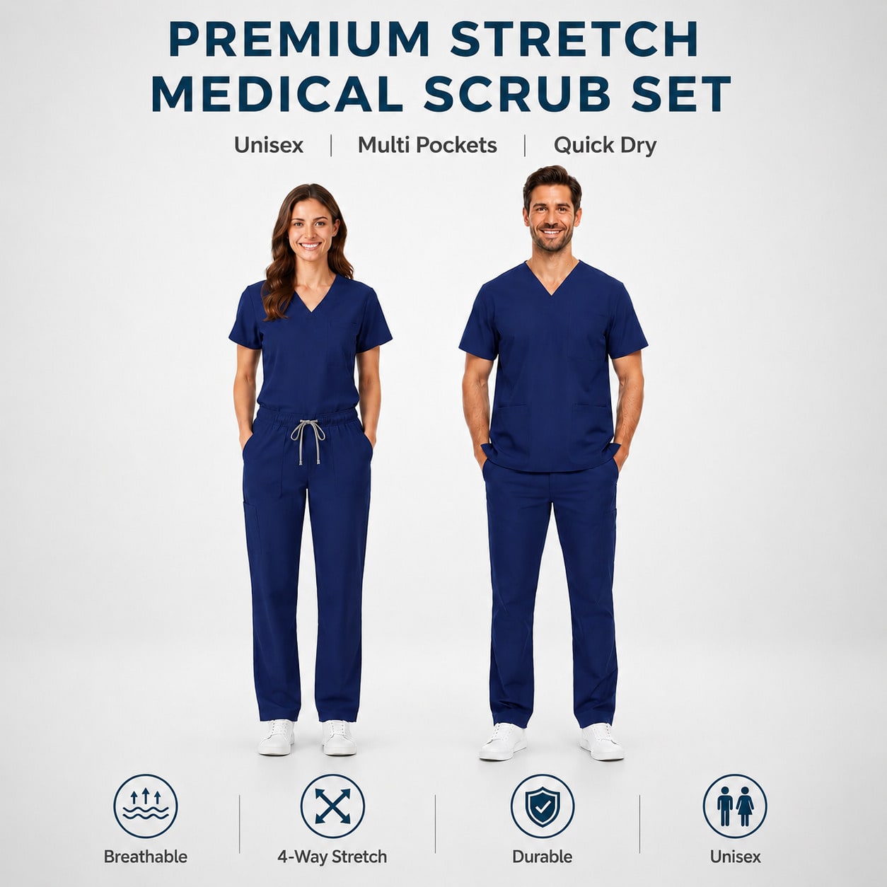 Medical Lab Uniform - Uniformes Médicos Unisex para Hombres y