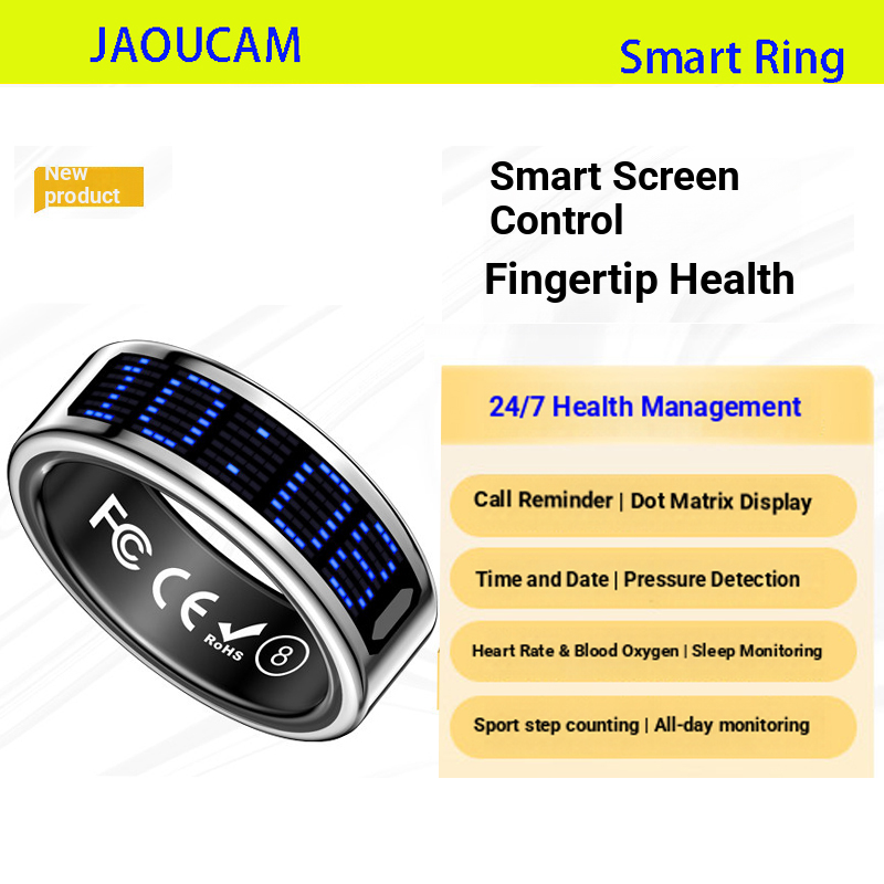 Blood Pressure Monitor - Anillo Inteligente 2026 con Identificador de