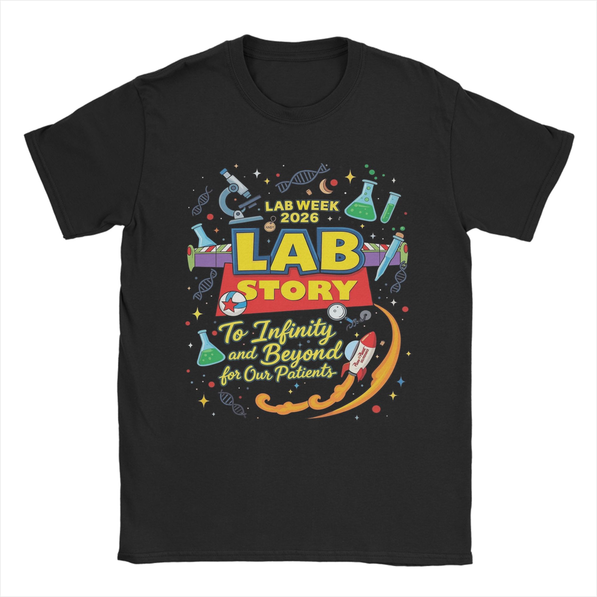 Medical Lab Graphics - Camiseta Vintage 2026 Lab Week para