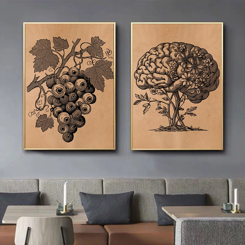 Medicina Retro, anatomía Rural - Medical Lab Posters reseña y precio