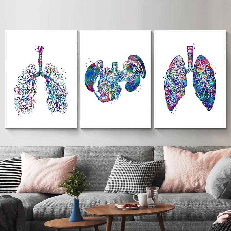 Anatomy Medical Poster Flower  - Medical Lab Posters reseña y precio