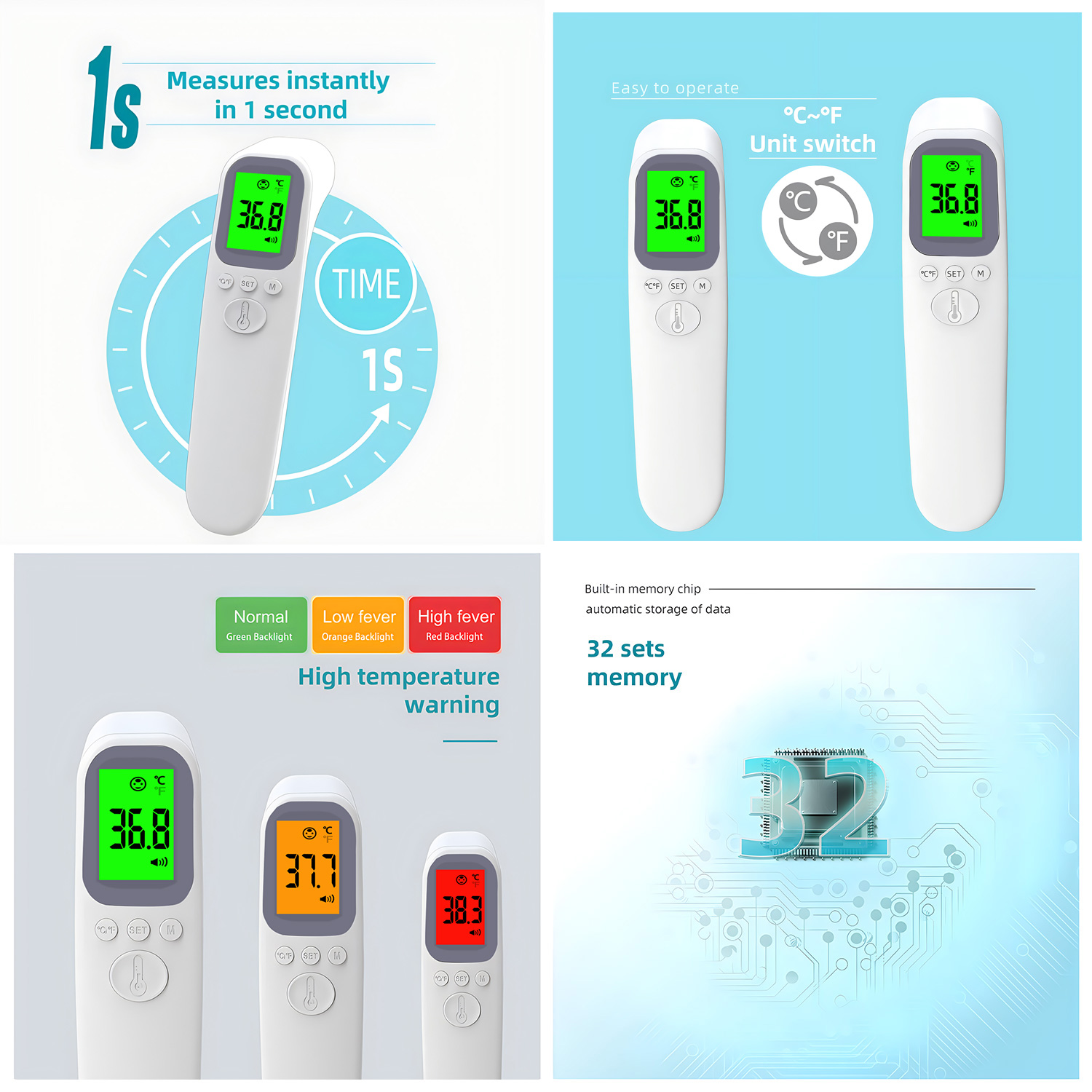Termómetro Digital infrarrojo  - Digital Thermometer Infrared reseña y precio