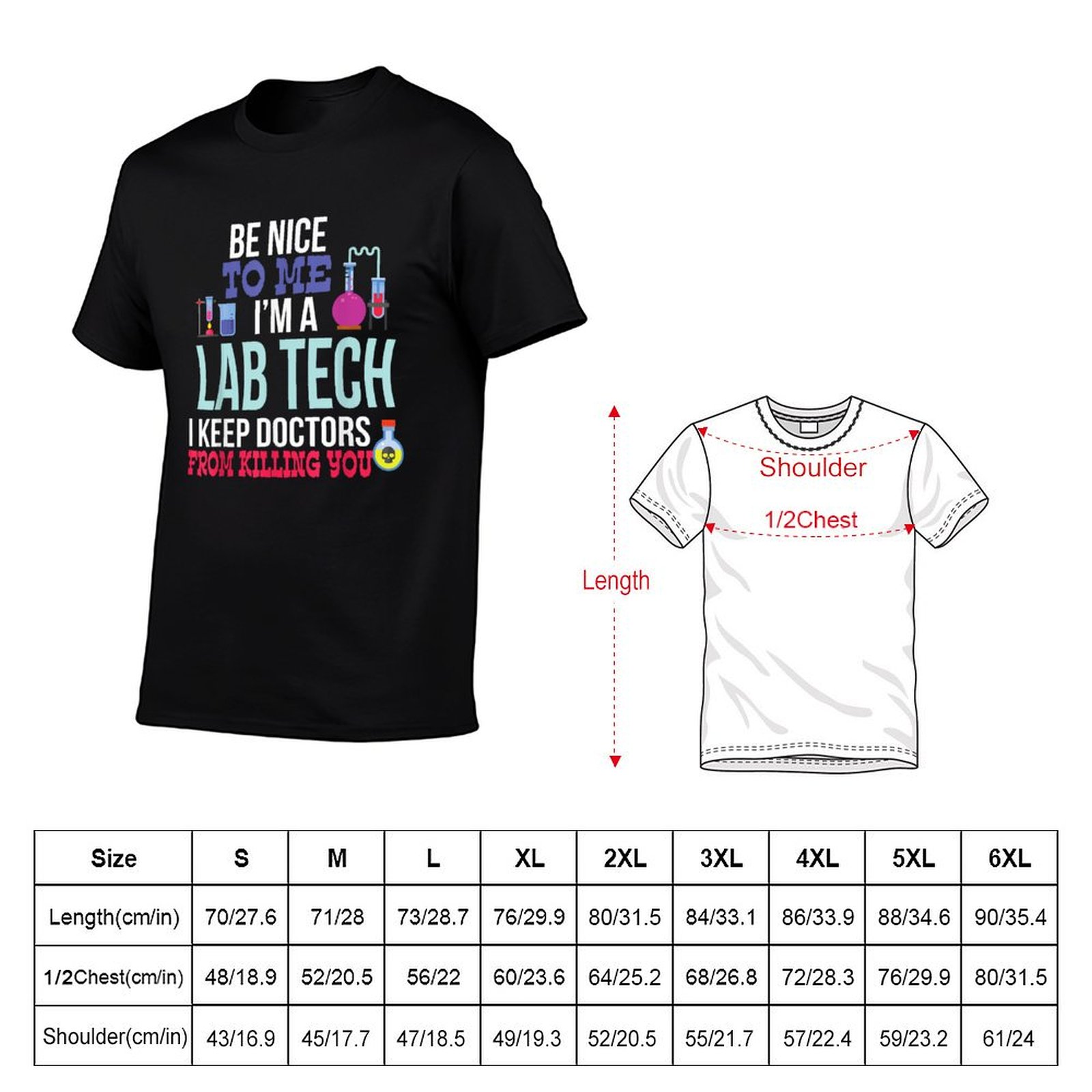 Camiseta divertida para técnic - Medical Lab Technician reseña y precio