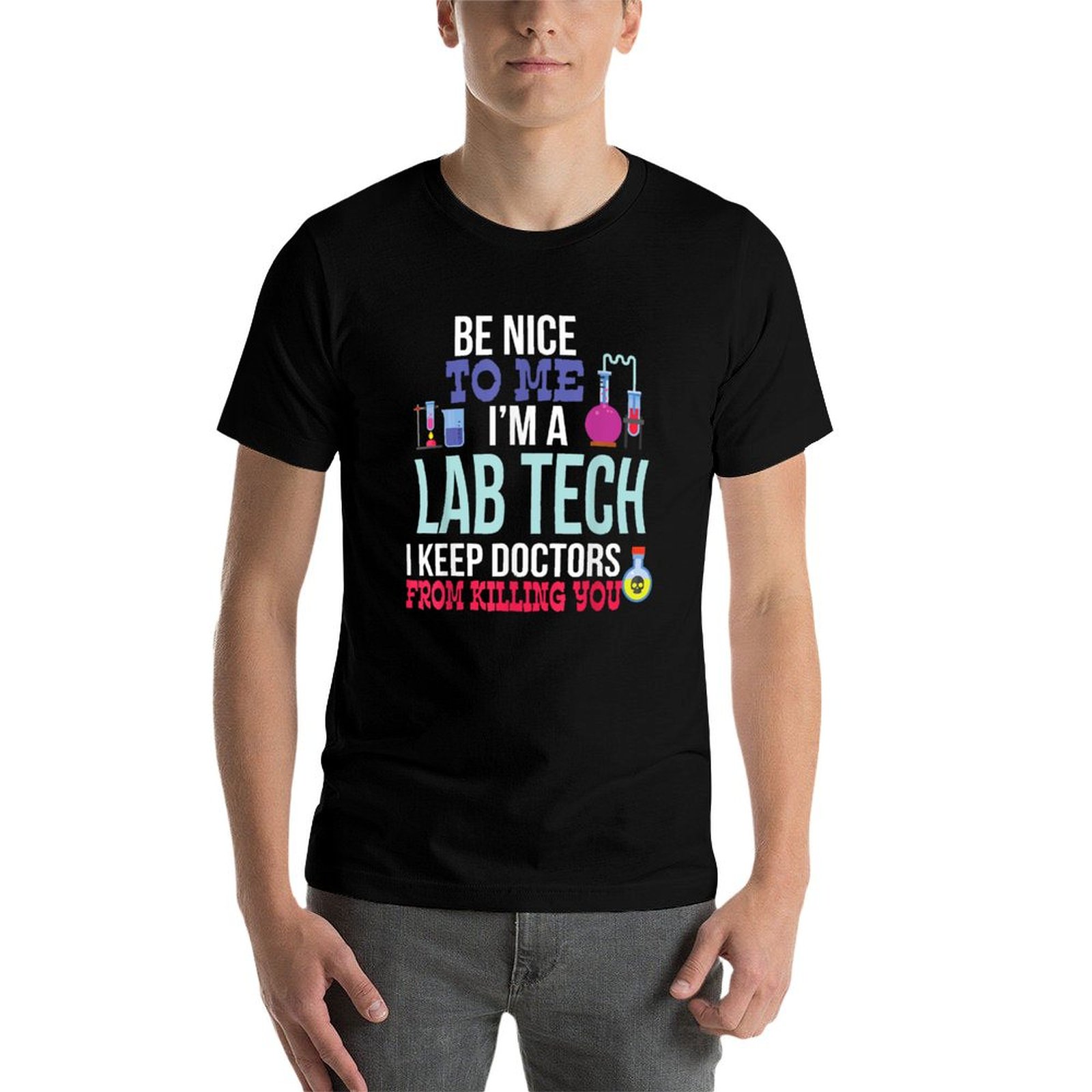 Camiseta divertida para técnic - Medical Lab Technician reseña y precio