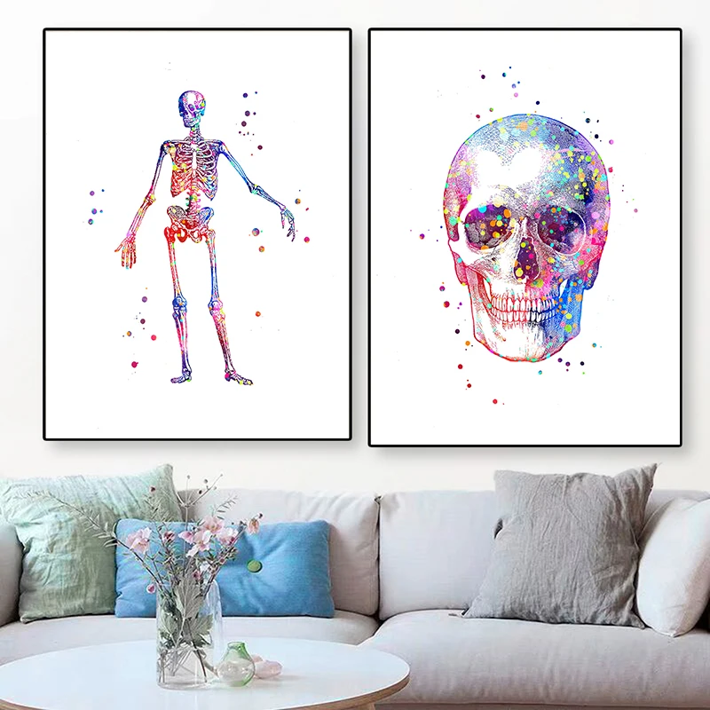 Póster médico de anatomía, art - Medical Lab Posters reseña y precio