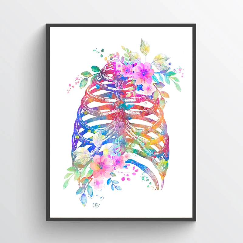 Póster médico de anatomía, art - Medical Lab Posters reseña y precio