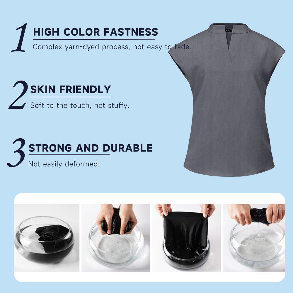 Tops de cuello alto para mujer - Medical Lab Uniform reseña y precio