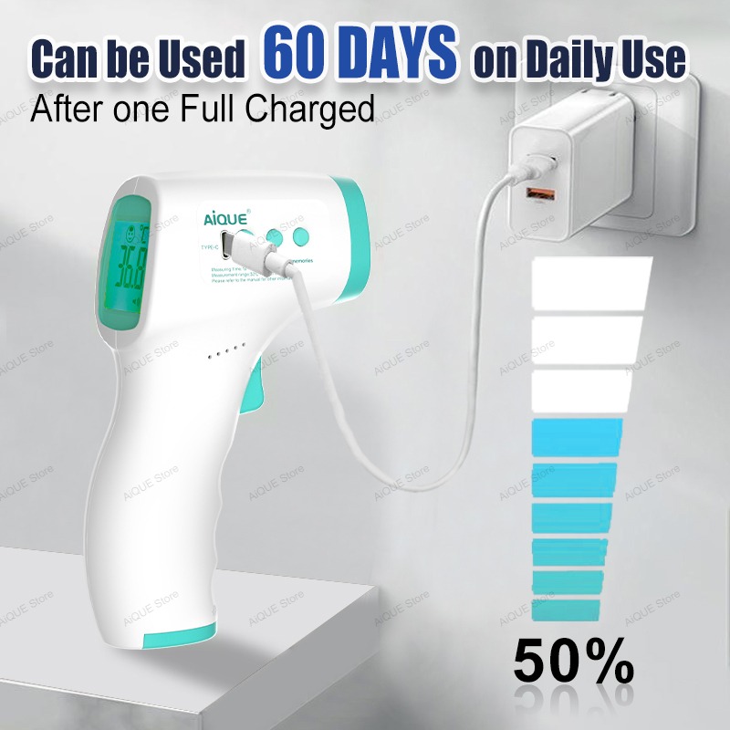 AiQUE Digital Recargable ℃ ℉   - Digital Thermometer Infrared reseña y precio