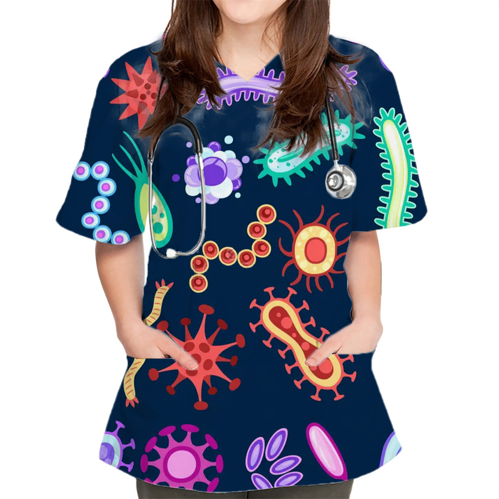 Nuevas Blusas para Mujer con E - Medical Lab Uniform reseña y precio