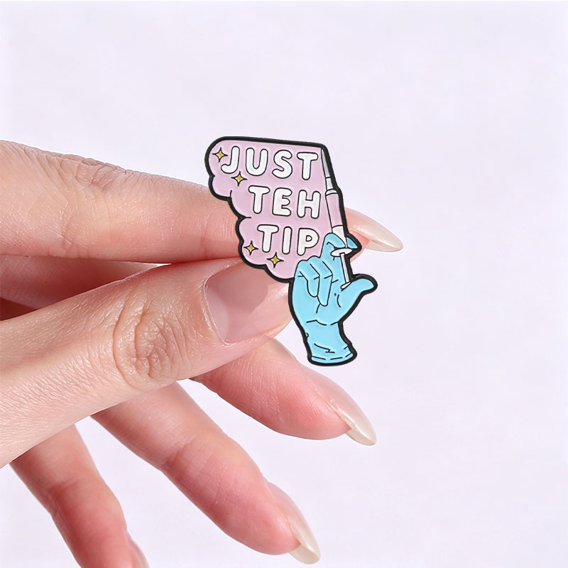 Pin de esmalte con cita divert - Medical Lab Quotes reseña y precio