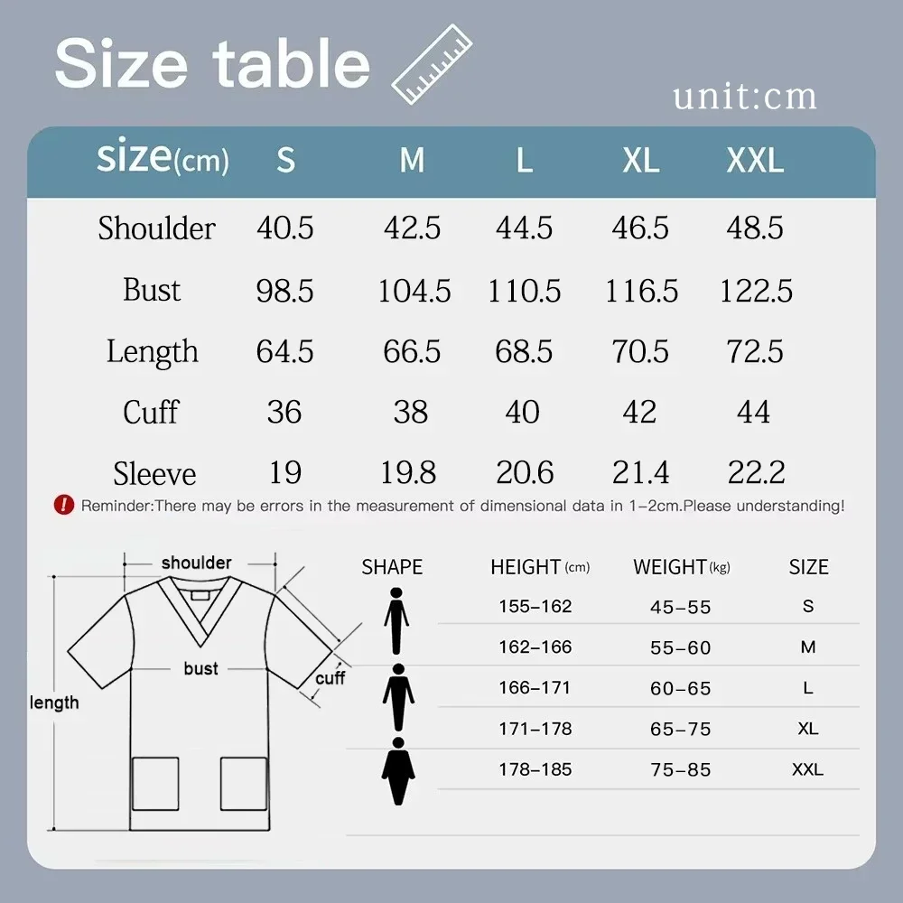 Women Short Sleeve V Neck Shir - Medical Lab Uniform reseña y precio