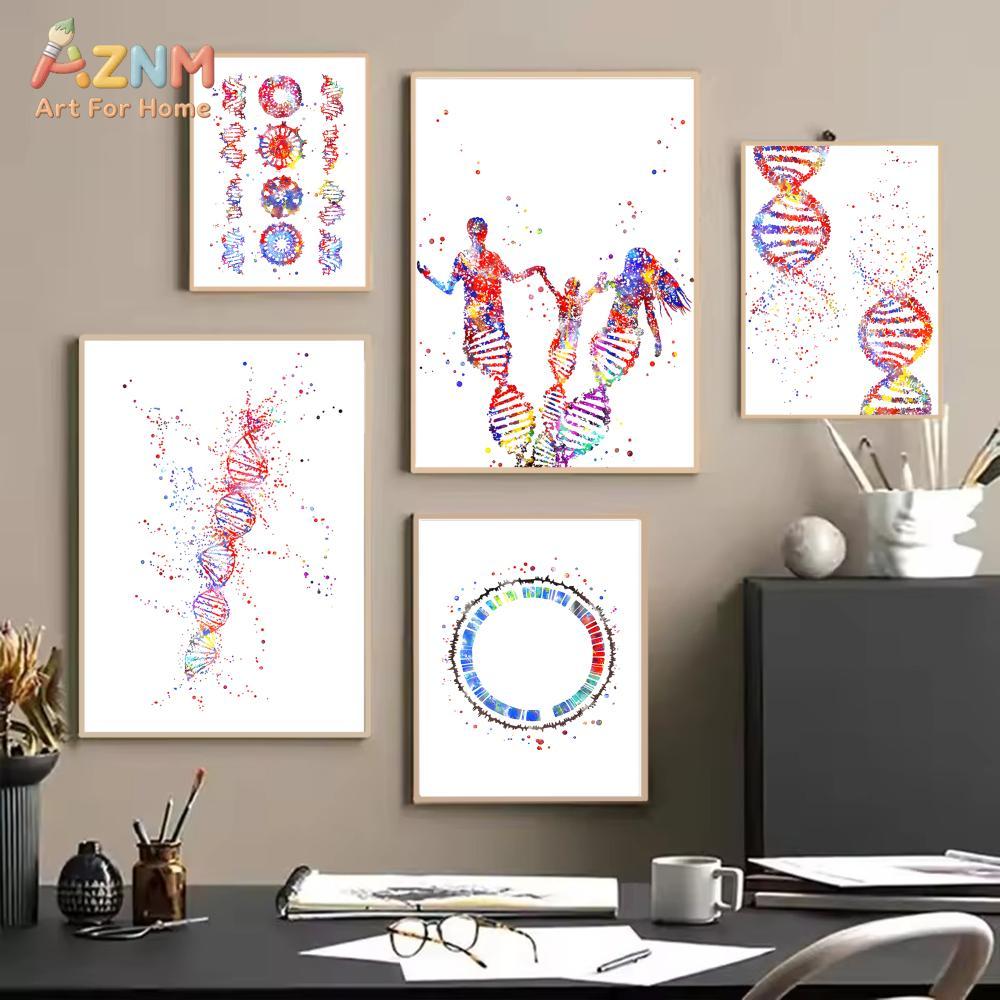 AZNM Impresión en lienzo de AD - Medical Lab Posters reseña y precio
