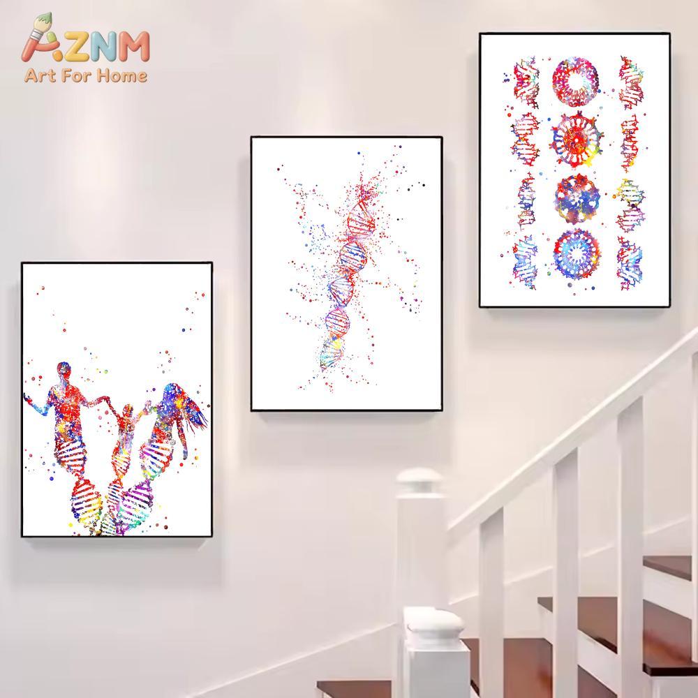 AZNM Impresión en lienzo de AD - Medical Lab Posters reseña y precio