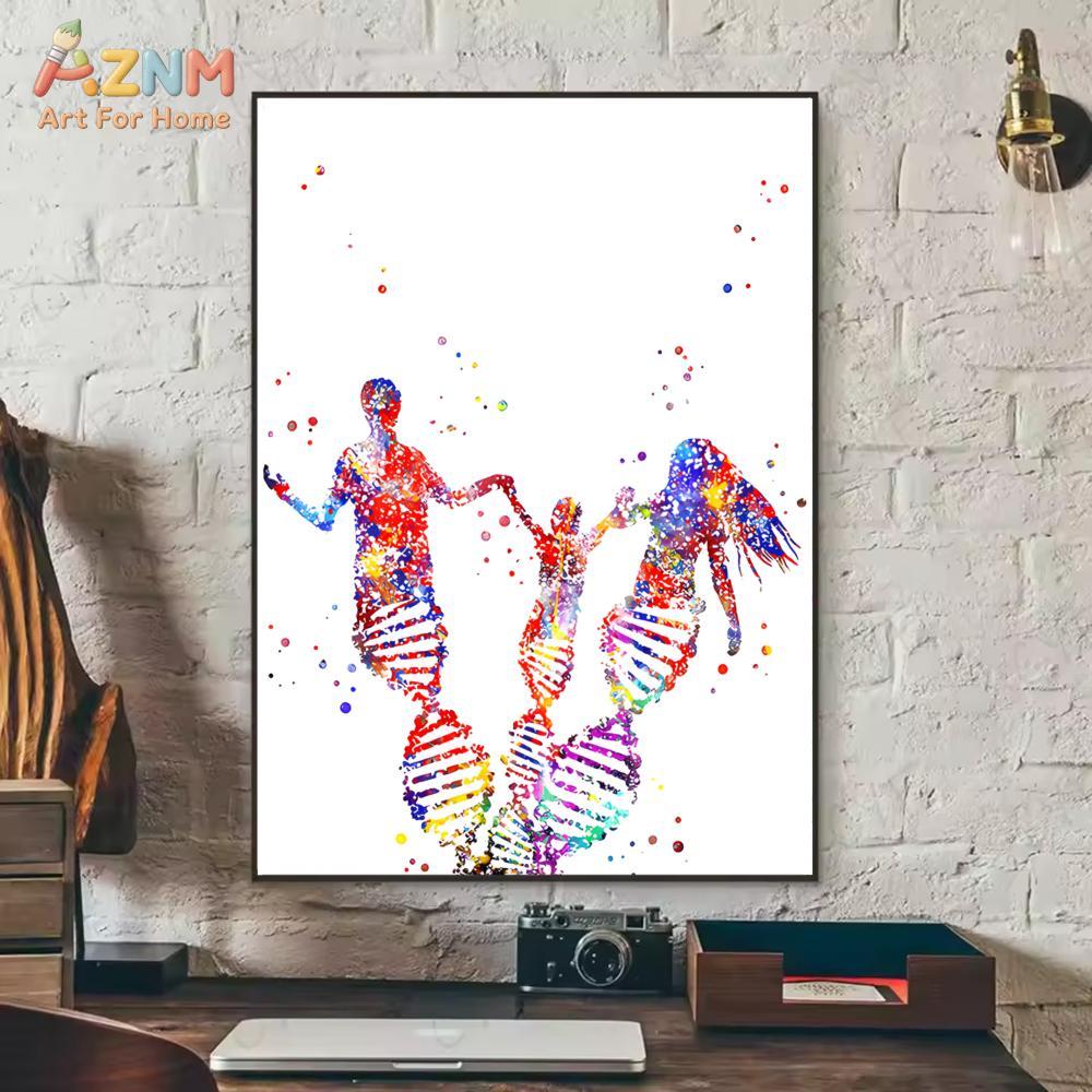 AZNM Impresión en lienzo de AD - Medical Lab Posters reseña y precio