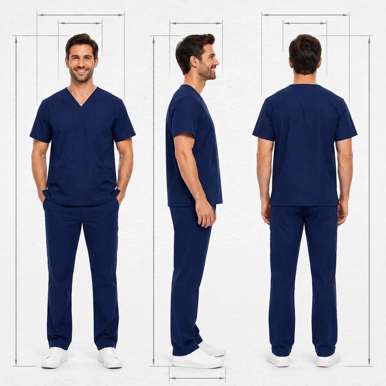 Uniformes Médicos Unisex para  - Medical Lab Uniform reseña y precio