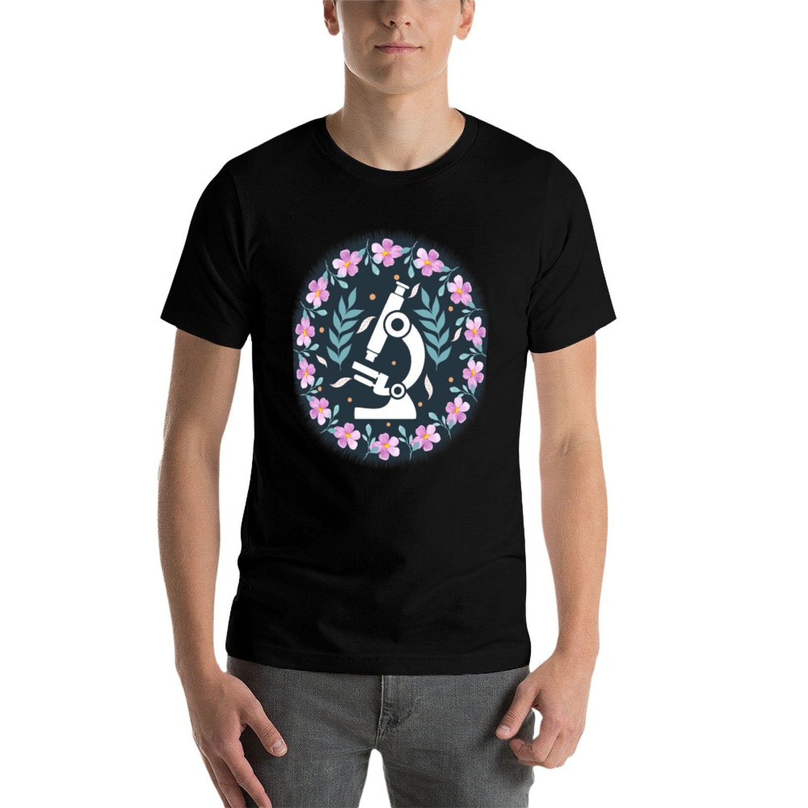 Camiseta de Manga Corta con Es - Medical Lab Graphics reseña y precio