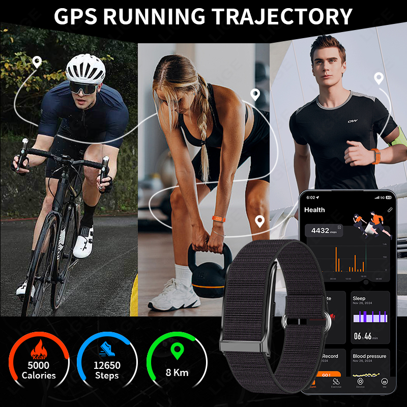LIGE 100+ deporte Fitness Trac - Blood Pressure Monitor reseña y precio