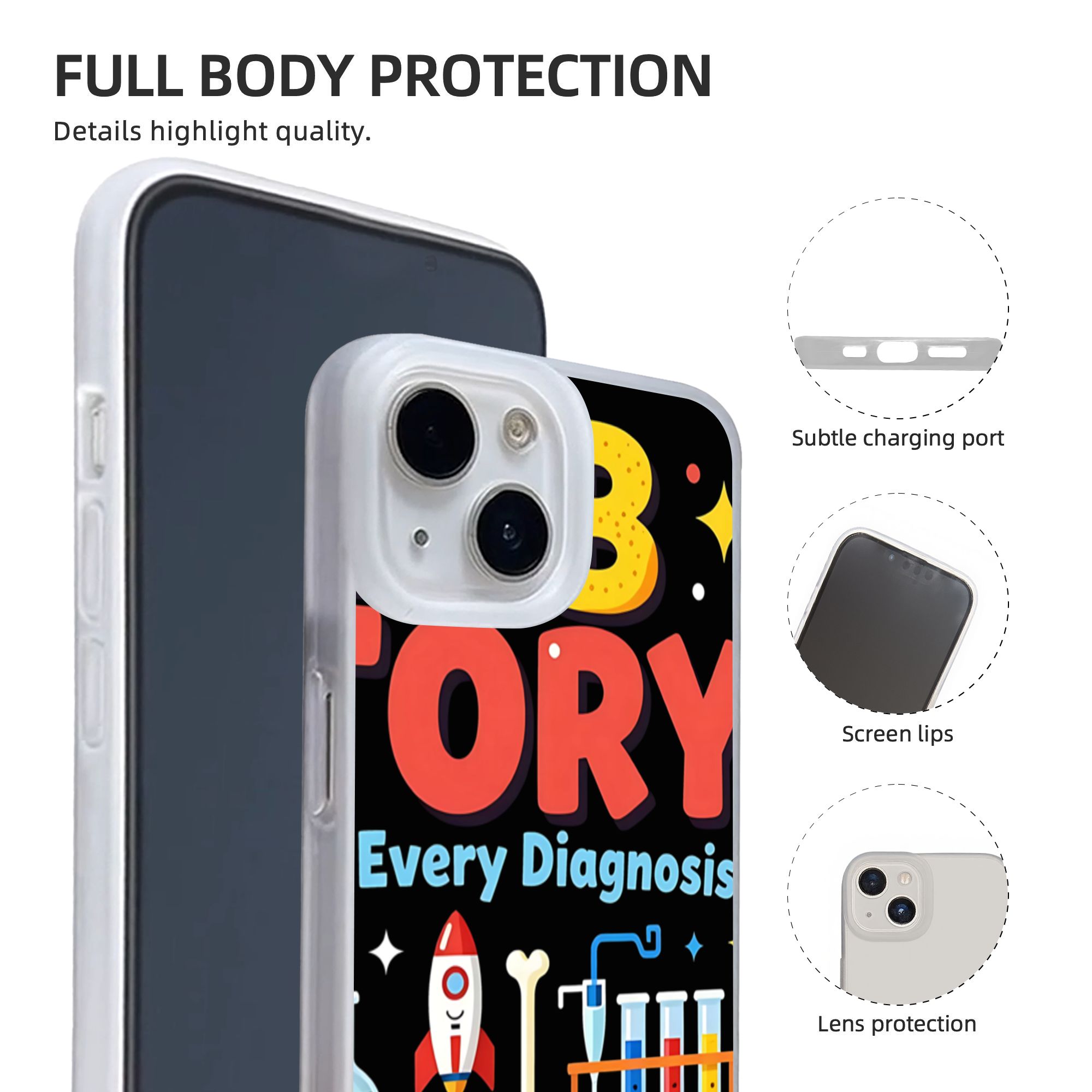Nueva Funda Protectora Antigol - Medical Lab Technician reseña y precio