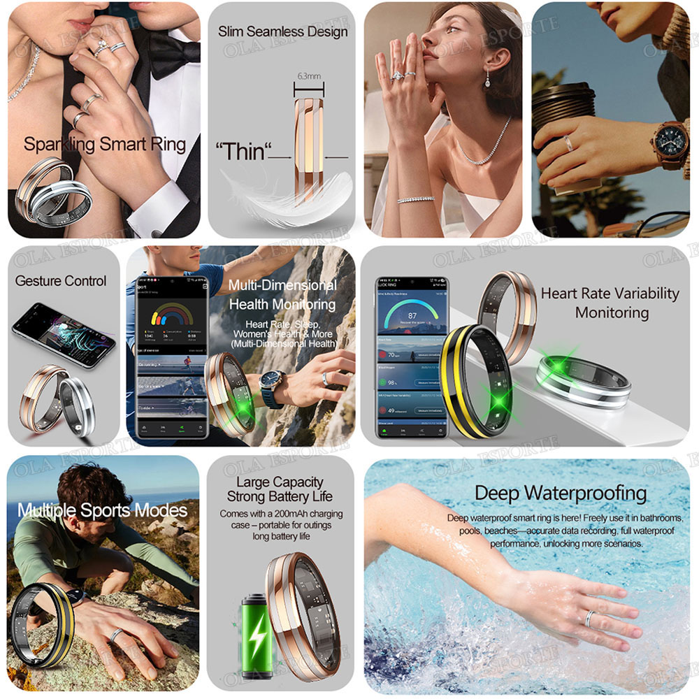 Anillo inteligente con detecci - Blood Pressure Monitor reseña y precio