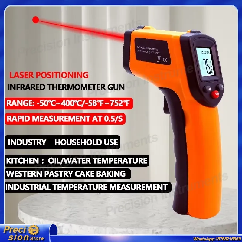 Termómetro Infrarrojo sin Cont - Digital Thermometer Infrared reseña y precio