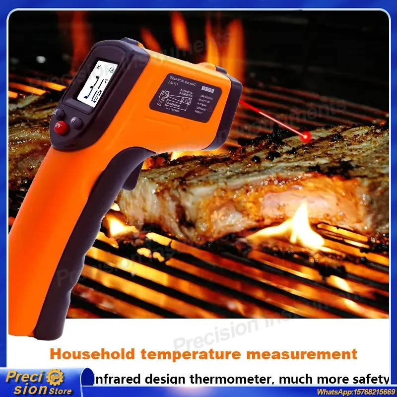 Termómetro Infrarrojo sin Cont - Digital Thermometer Infrared reseña y precio