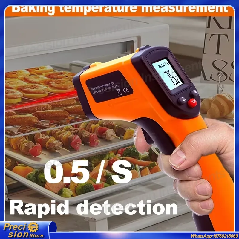 Termómetro Infrarrojo sin Cont - Digital Thermometer Infrared reseña y precio
