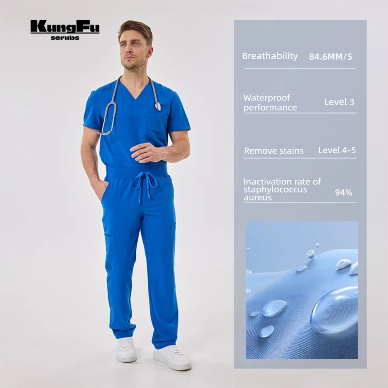 Uniformes Médicos KUNGFU SCRUB - Medical Lab Uniform reseña y precio